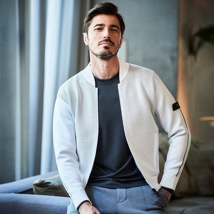 G-STAGE ジーステージ ダウンジャケット ニットダウン 切り替え