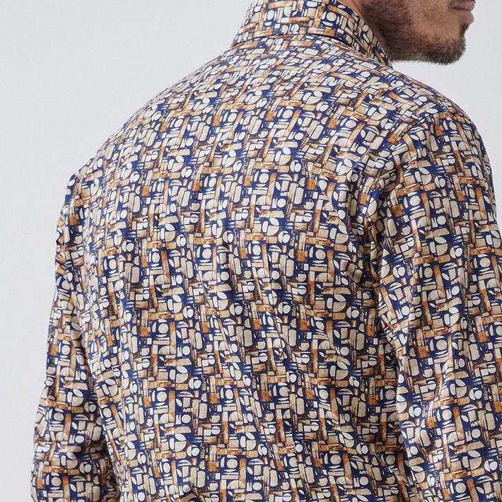 g-stage（ジーステージ） [P+10% 1/29迄] シャツ メンズ 長袖 プリント