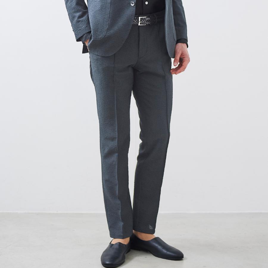 18ss 美品■sulvam■シアサッカー ボンテージ パンツ サルエル調 M g-stage（ジーステージ） SALE メンズ パンツ シアサッカー