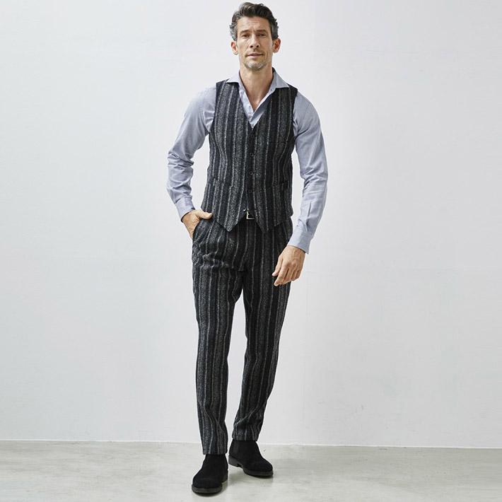 HARRIS TWEED（ハリスツイード） パンツメンズ ボールドストライプ