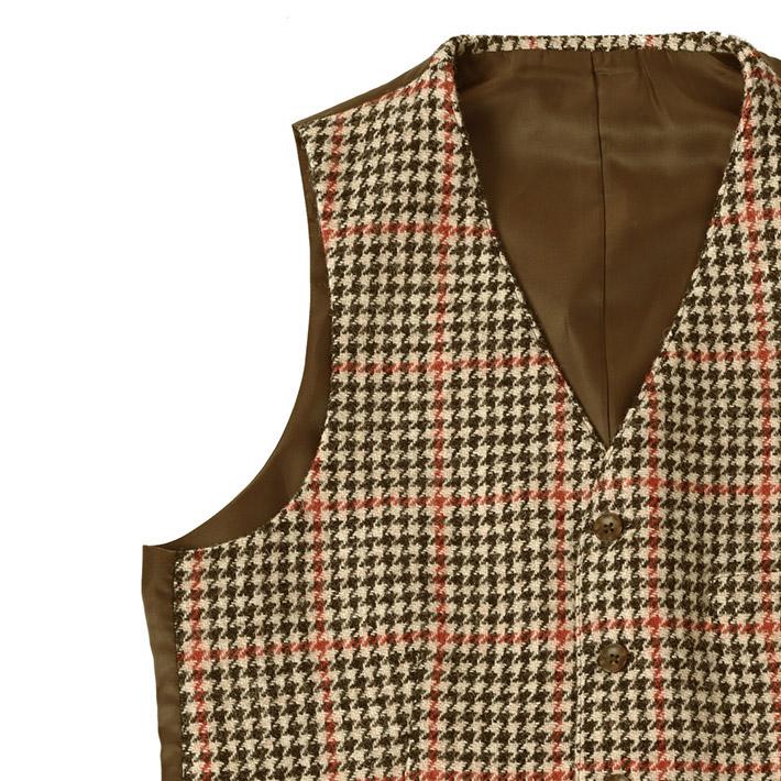 HARRIS TWEED ジーステージ ツイード ジレ メンズ ベスト HARRIS TWEED ジーステージ ツイード ジレ メンズ ベスト