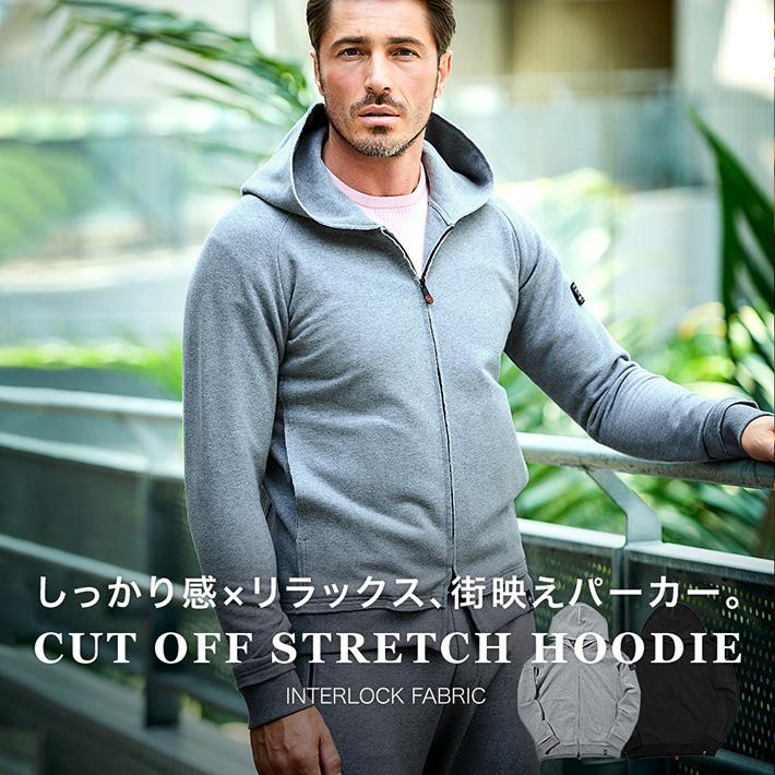 g-stage（ジーステージ） パーカー メンズ スウェット ストレッチ