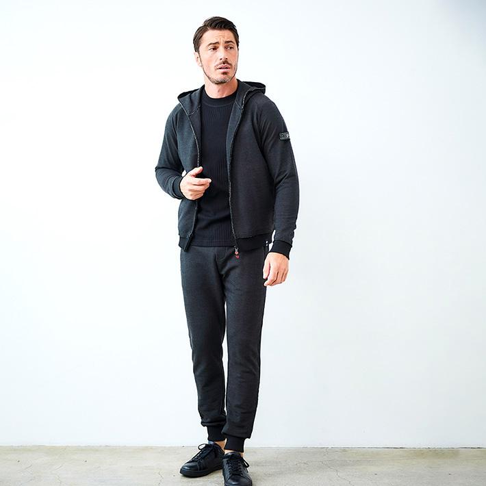 g-stage（ジーステージ） パーカー メンズ スウェット ストレッチ