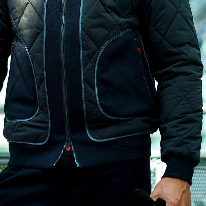 g-stage（ジーステージ） ブルゾン メンズ 中綿 キルティング アウター