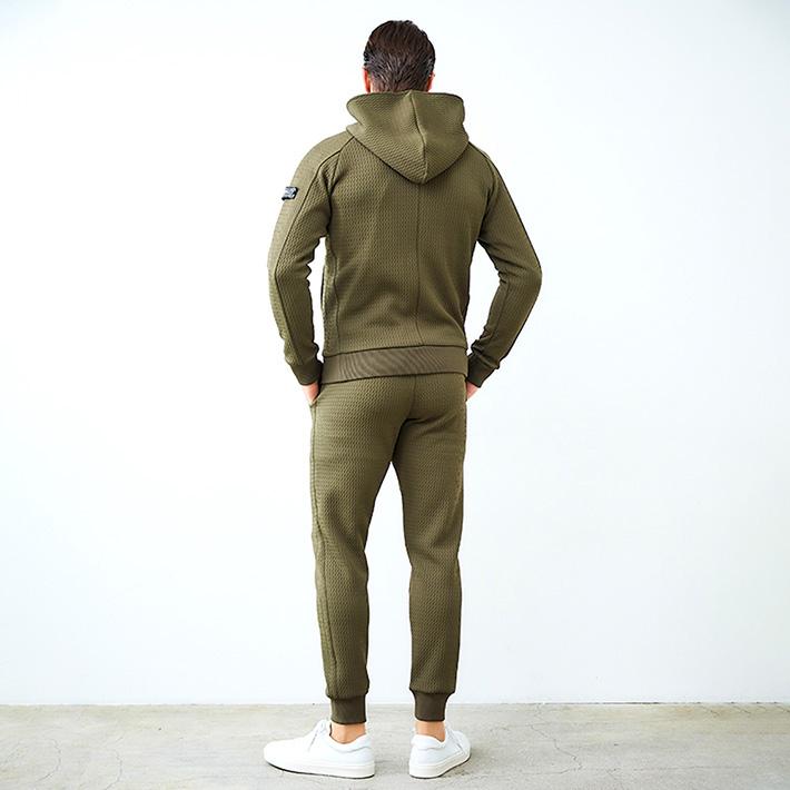 g-stage（ジーステージ） パーカー メンズ キルティング風 ストレッチ