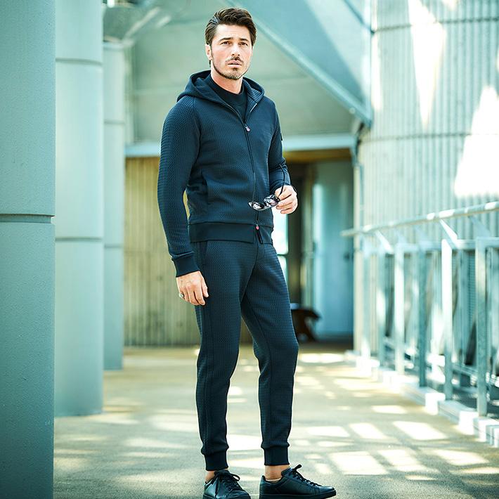 g-stage（ジーステージ） パーカー メンズ キルティング風 ストレッチ