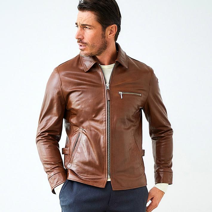 g-stage（ジーステージ） レザージャケット メンズ ライダース シープ