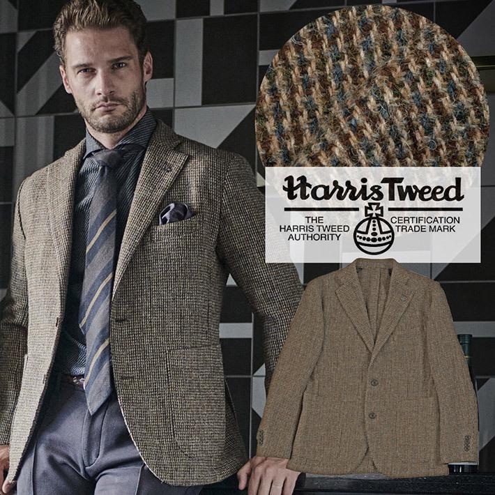 HARRIS TWEED ハリスツイード テーラードジャケット メンズ 秋冬