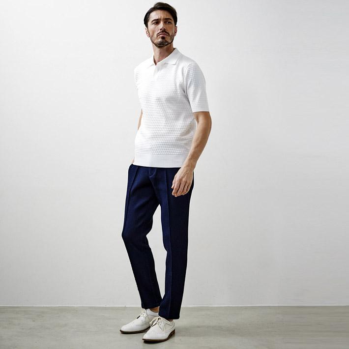 g-stage ジーステージ G-STAGE メンズ ポロシャツ サマーニット