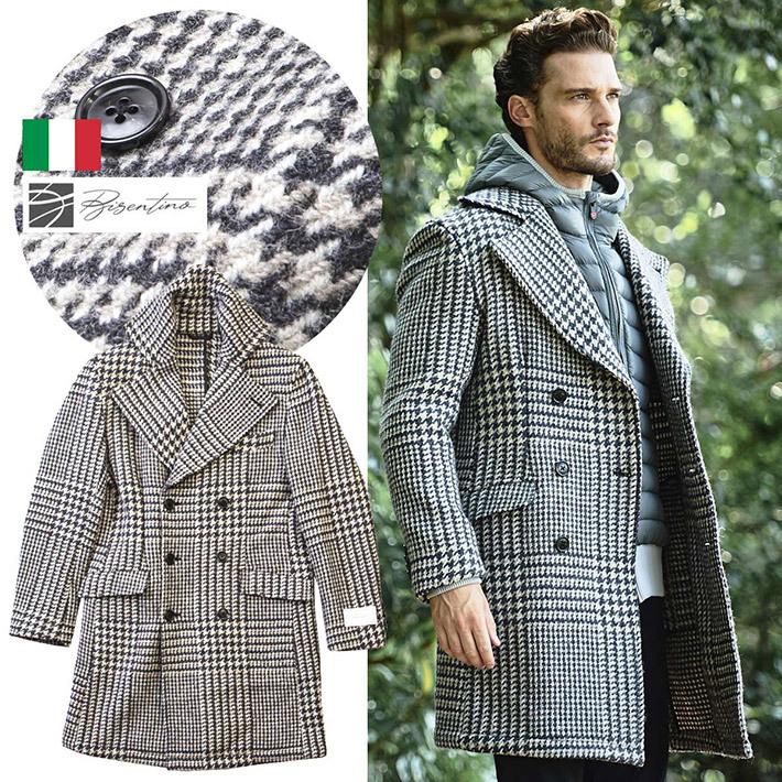 イタリア コート チェスター ビックグレンチェックダブル G Stage ジーステージ メンズウエアg Stage Yahoo 店 通販 Yahoo ショッピング