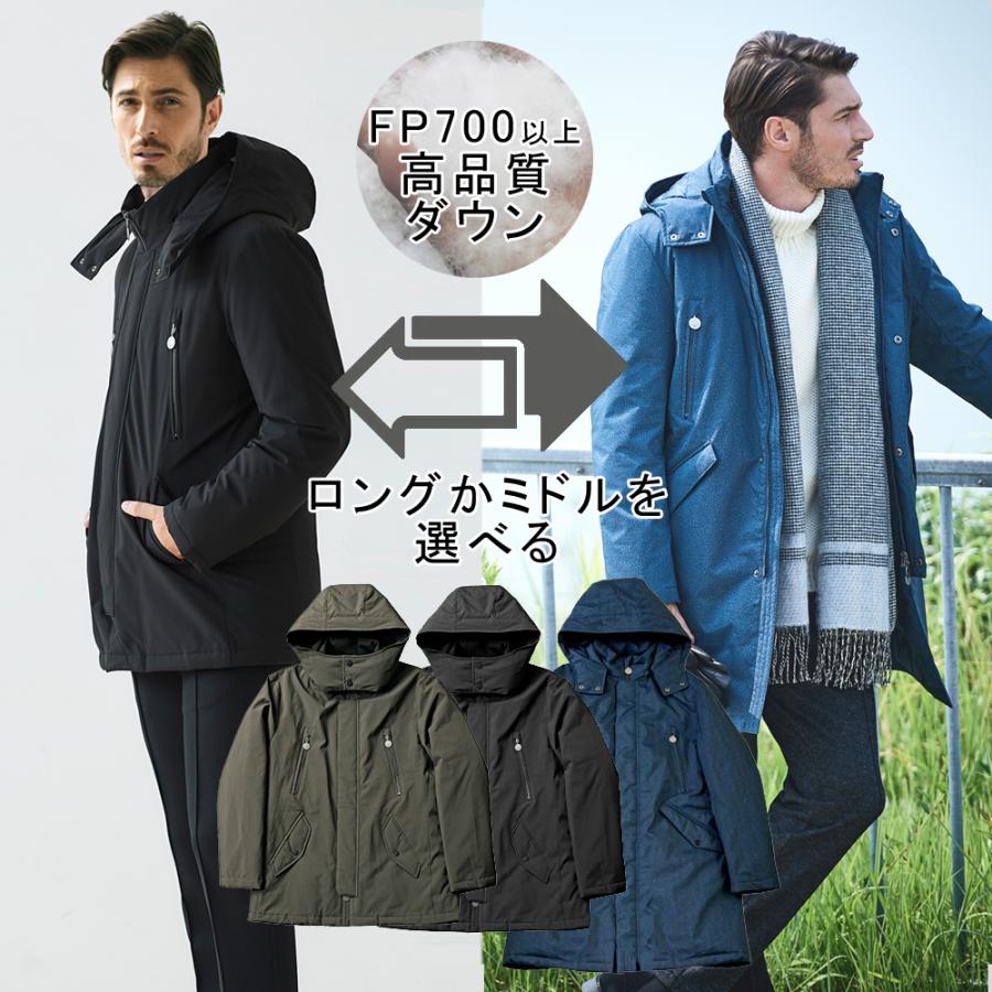 ダウンジャケット メンズ アウター ダウンコート ハーフコート ブラウン ヘリンボーン ブラック r G Stage ジーステージ r メンズウエアg Stage Yahoo 店 通販 Yahoo ショッピング