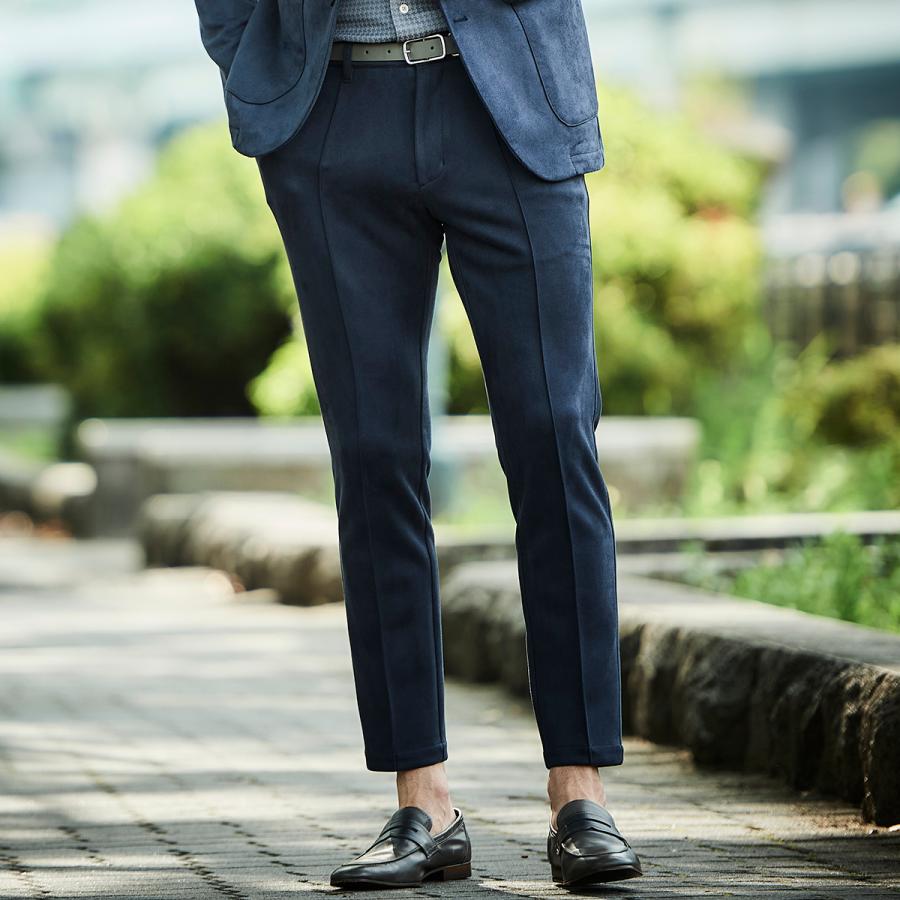 g-stage（ジーステージ） パンツ メンズ スラックス スエード ヌバック