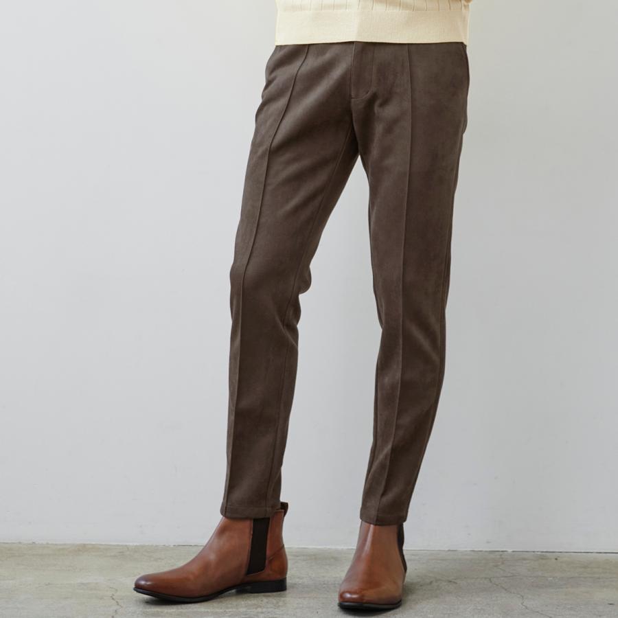 g-stage（ジーステージ） パンツ メンズ スラックス スエード ヌバック