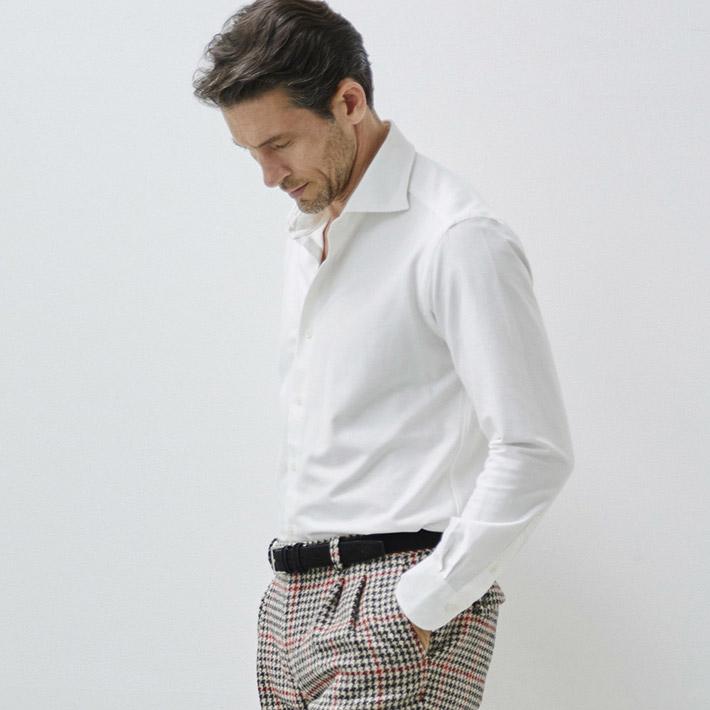 SALE ジーステージ G-STAGE メンズ シャツ デニムライク ジャージ  