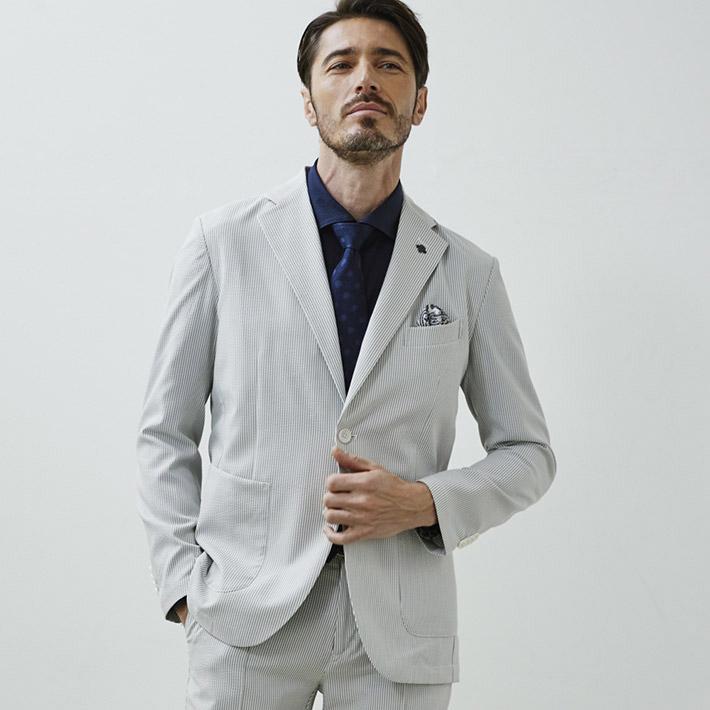 ✨未使用✨G-stage シアサッカー TORAY 洗える ブラウン 格子 46 ✨未使用✨G-stage シアサッカー TORAY 洗える ブラウン 格子 46