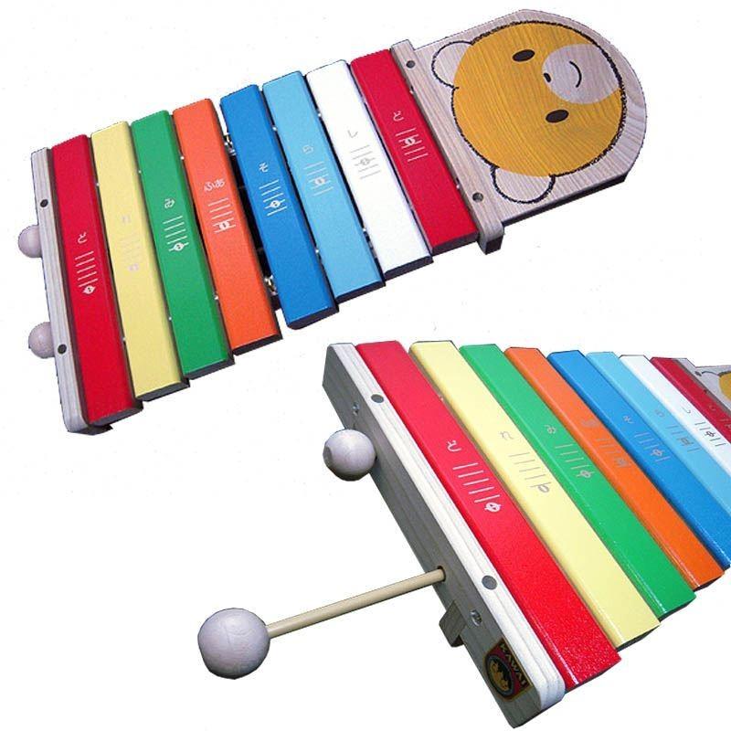 【ラッピング対応】カワイ シロホンクマ 9016 木琴 シロホン 楽器玩具  おもちゃ もっきん KAWAI｜g-store1｜03