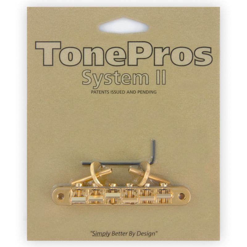 TonePros ブリッジ AVR2-G ゴールド Replacement ABR-1 Tuneomatic | 