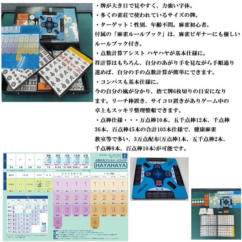 麻雀マット ジャンクマット JUNK MAT + 麻雀牌 AMOS Masters