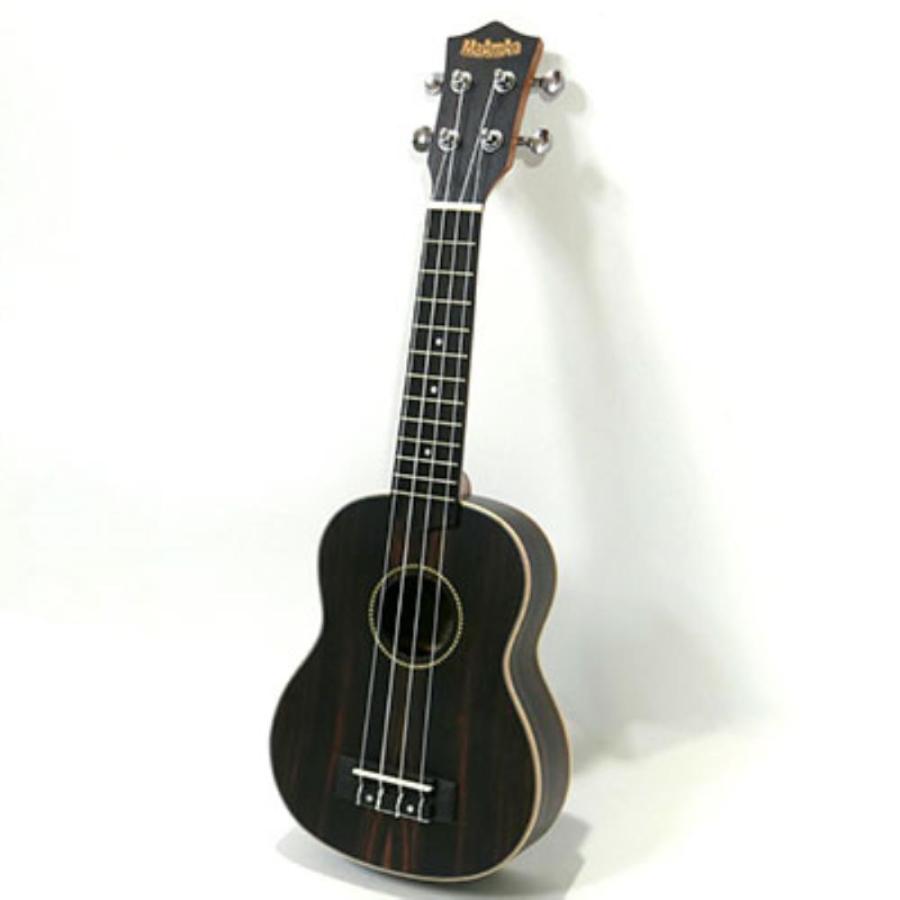 【６日までポイントUP】チューナー付 MaAmAa ソプラノウクレレ Black Ebony MU-VWB1 + GT-200D_2