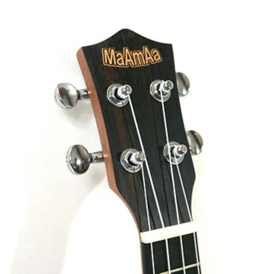 【６日までポイントUP】チューナー付 MaAmAa ソプラノウクレレ Black Ebony MU-VWB1 + GT-200D_4