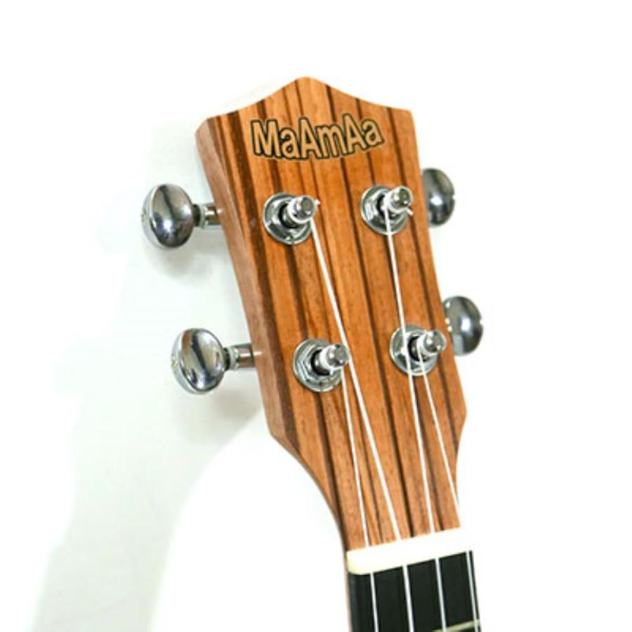 【６日までポイントUP】チューナー付 MaAmAa ソプラノウクレレ Zebra Wood MU-VWZ1 + GT-200D_4