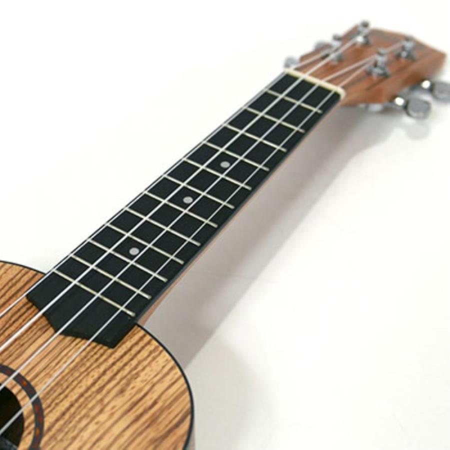 【６日までポイントUP】チューナー付 MaAmAa ソプラノウクレレ Zebra Wood MU-VWZ1 + GT-200D_5