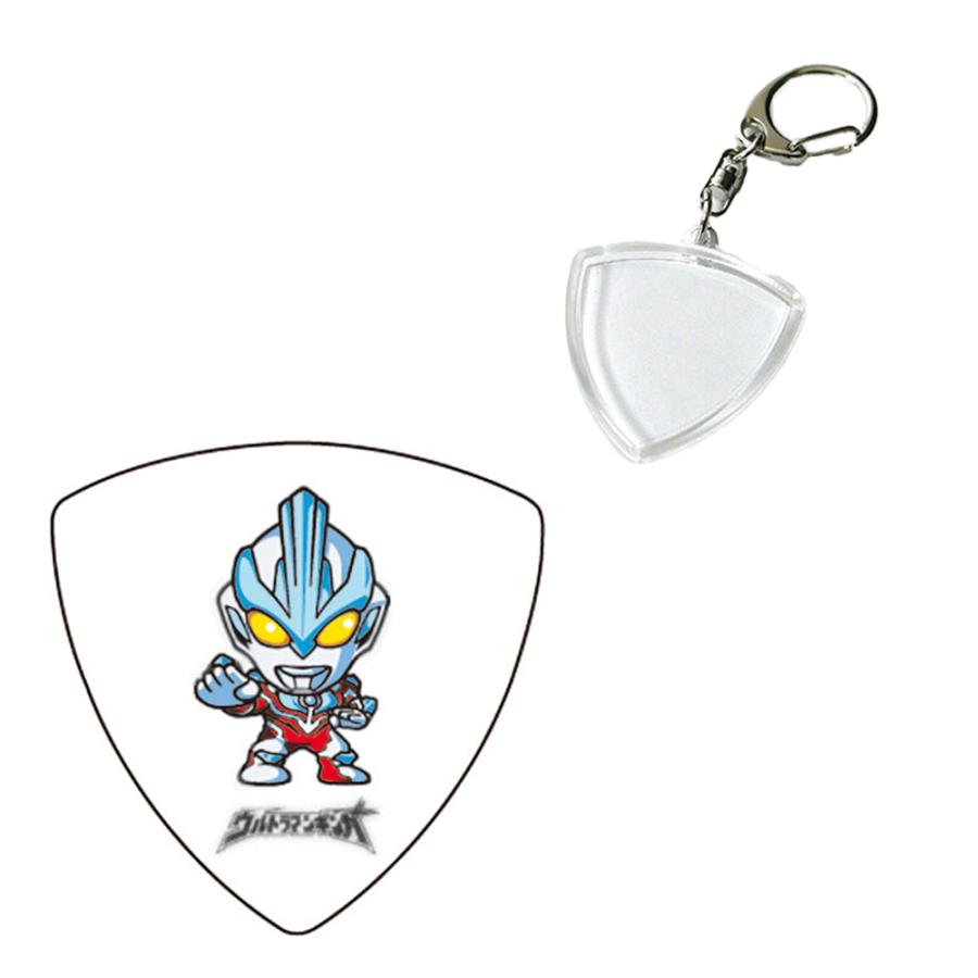 【ハメパチセット】 歴代 ウルトラマン ギターピック ウルトラマンギンガ ＋ GID トライアングルキーホルダー GHTRK-500