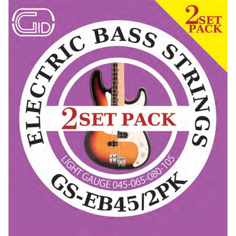2セットパック弦】GID ベース弦 ライト GS-EB45/2PK LIGHT GAUGE : G