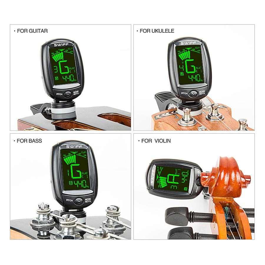 SWIFF AUDIO クロマチック ミニクリップチューナー Mini Clip Tuner A3