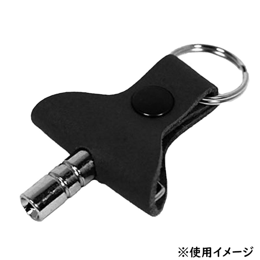 チューニングキー＆キーチェーンセット Perri's DRUM KEY KEYCHAIN KCD-BLK ＋ Pearl K-080｜g-store1｜02