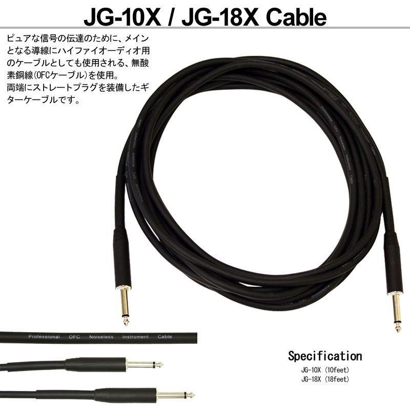 AriaProII ギターケーブル JG-10X 10feet（約3m） OFCケーブル使用