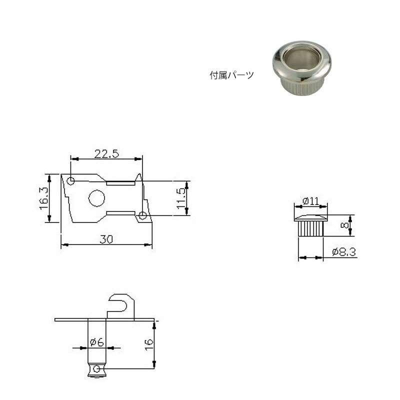 【GW限定ポイント10倍】Aria アリア ウクレレ用ペグセット AT-120UG：カラー：ニッケル AT120UG 糸巻き｜g-store1｜02