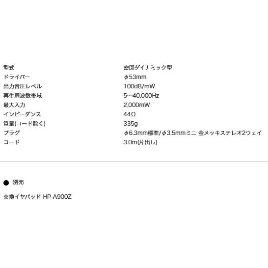 Audio Techica ヘッドホン ATH-A900Zの画像