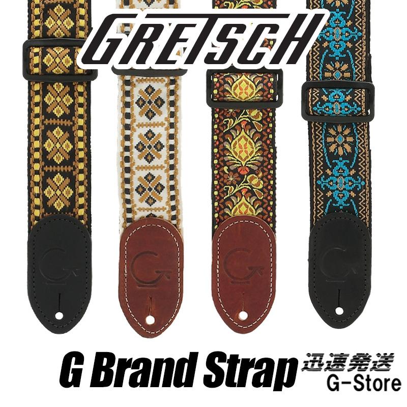 【メール便対応品】Gretsch G Brand Strap グレッチ ギターストラップ GUITAR STRAP【代引き発送不可商品】  :gbrand:G-Store Yahoo!ショッピング店 - 通販 - Yahoo!ショッピング