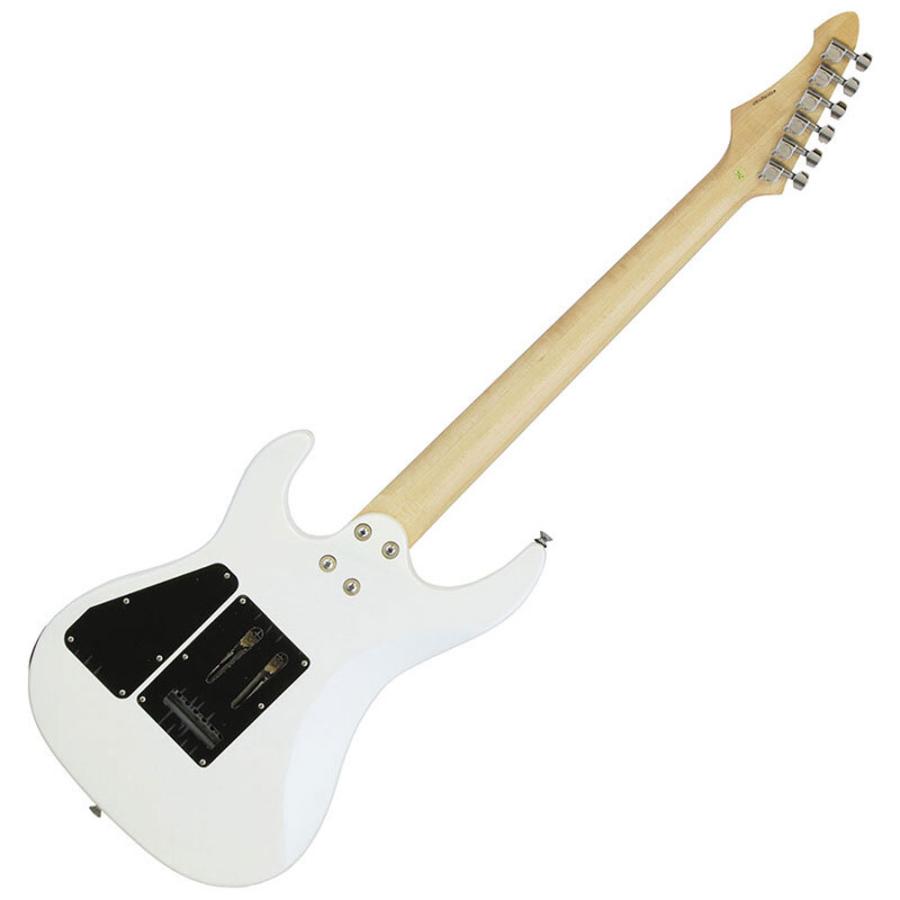 エレキギター MAC-STD PWH＋SAT10B＋ギターストラップ＋AG-05 【アッシュ】 WH
