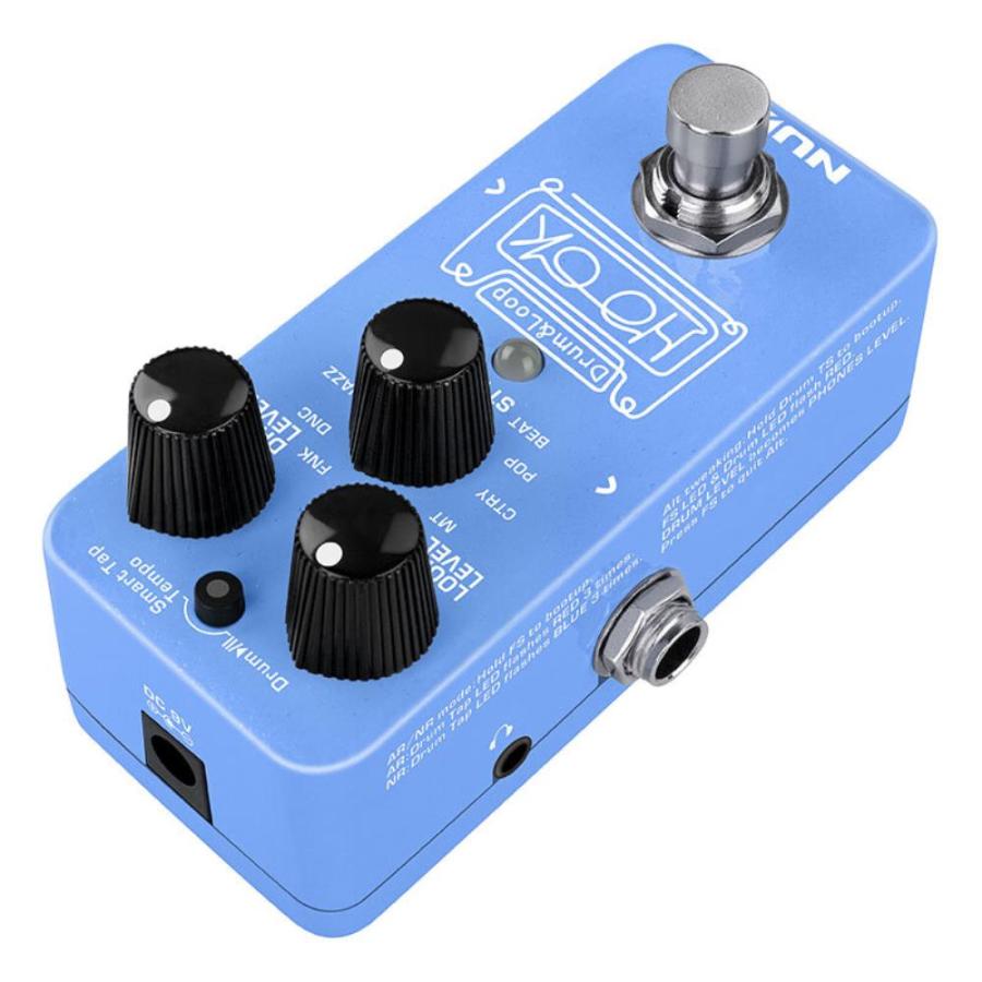NUX ドラム＆ルーパーペダル Hook (NDL-3) -mini Drum & Loop- : G