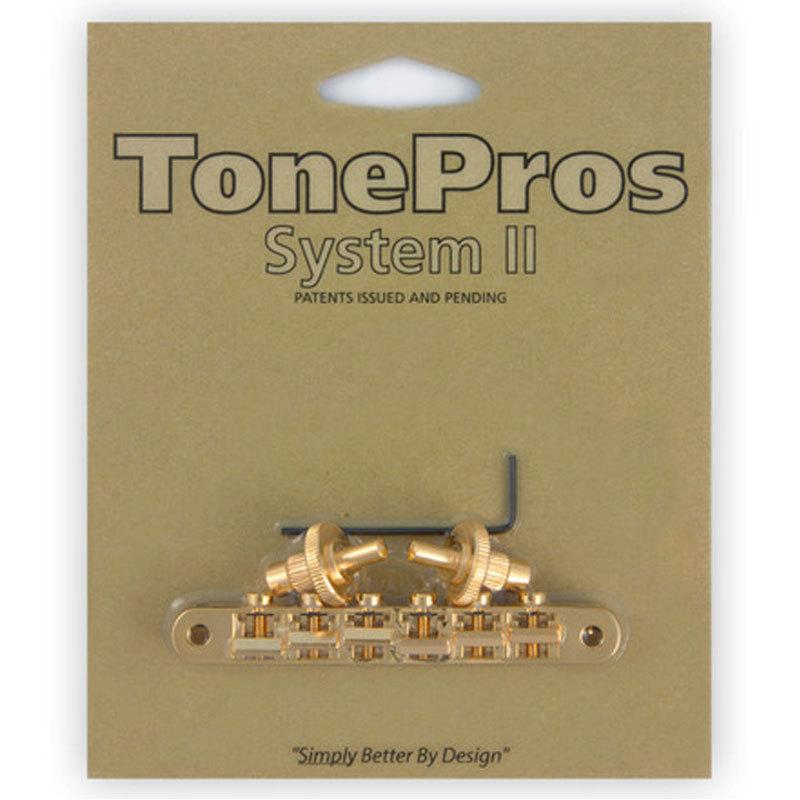 TonePros ブリッジ NVR2-G ゴールド AVR2 with Standard Nashville Post Tuneomatic