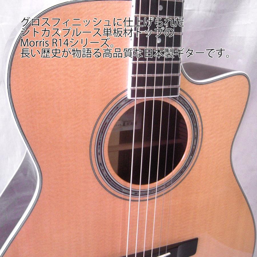 MORRIS モーリス アコースティックギター R-14G NA HANDMADE PREMIUM