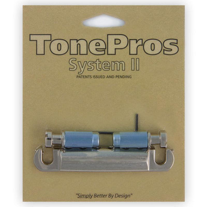 TonePros テールピース T1ZA-N ニッケル Metric Aluminum Tailpiece 日本製、アジア製向き
