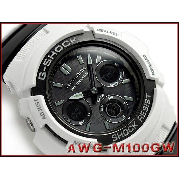稼働品【電波ソーラー】CASIO G-SHOCK AWG-M100GW デジアナ アナデジ