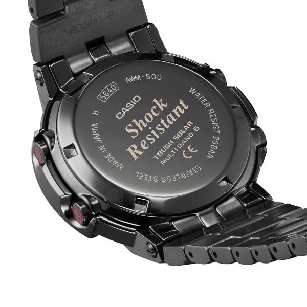G-SHOCK AWM-500-1AJF 電波ソーラー フルメタル ブラック Gショック