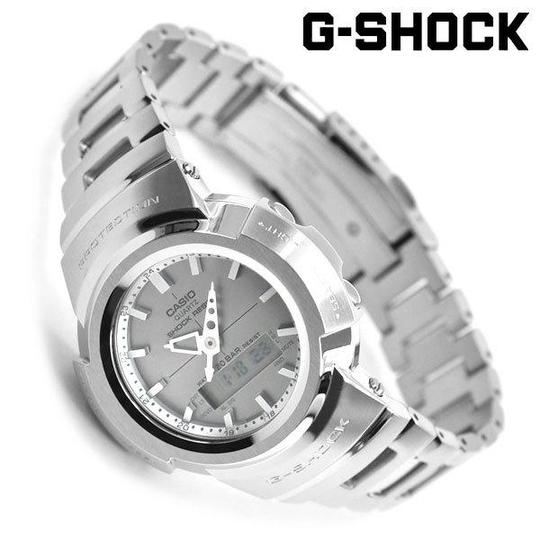 G-SHOCK AWM-500D-1A8 電波ソーラー フルメタル Gショック シルバー アナデジ メンズ 腕時計 ジーショック CASIO カシオ 逆輸入海外モデル｜g-supply｜02