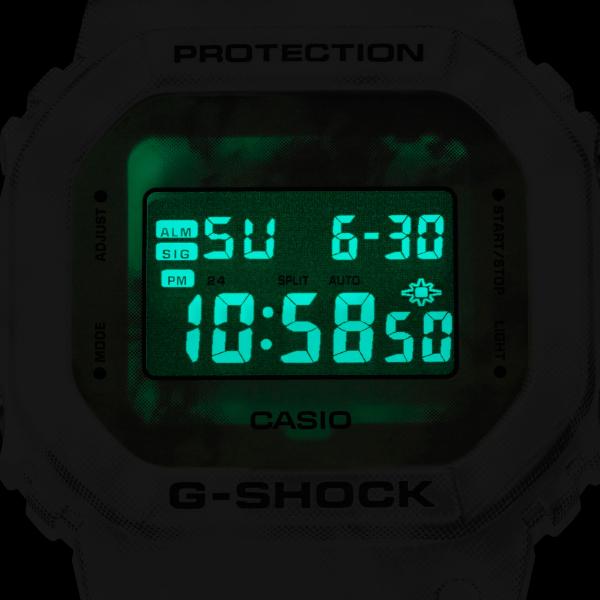 G-SHOCK DW-5600GC-7 デジタル メンズ 腕時計 ホワイト カモフラ 迷彩 Gショック ジーショック 逆輸入海外モデル｜g-supply｜08