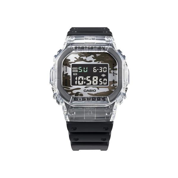 G-SHOCK DW-5600SKC-1 腕時計 メンズ デジタル カモフラ 迷彩柄 スケルトン ブラック Gショック ジーショック カシオ 逆輸入海外モデル｜g-supply｜03