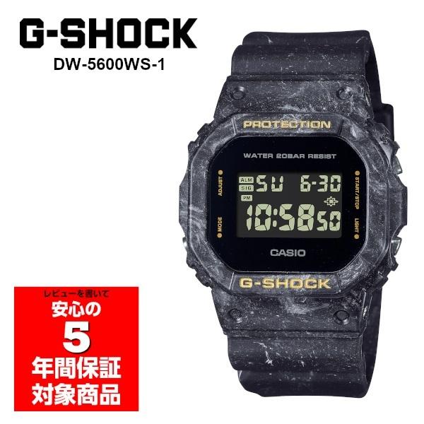 G-SHOCK DW-5600WS-1 デジタル メンズ 腕時計 ブラック Gショック ジー