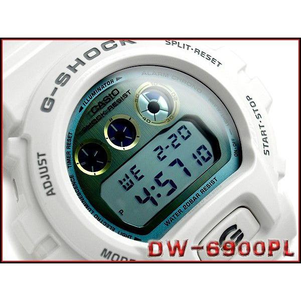 レア CASIO カシオ G-SHOCK クレイジーカラーズ 白 DW-6900PL 腕時計 G