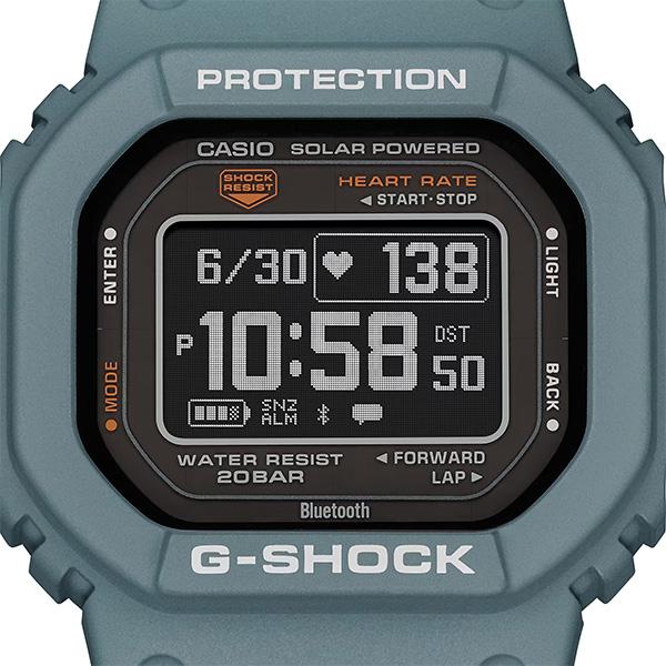 G-SHOCK DW-H5600-2JR 腕時計 メンズ ソーラー スマホ連動 ブルー Gショック ジーショック カシオ 国内正規品｜g-supply｜04