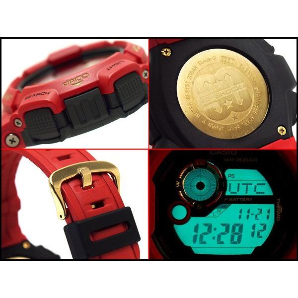 CASIO G-SHOCK カシオ Gショック 30周年記念限定モデル Rising RED MUDMAN マッドマン デジタル腕時計  レッド×ゴールド G-9330A-4