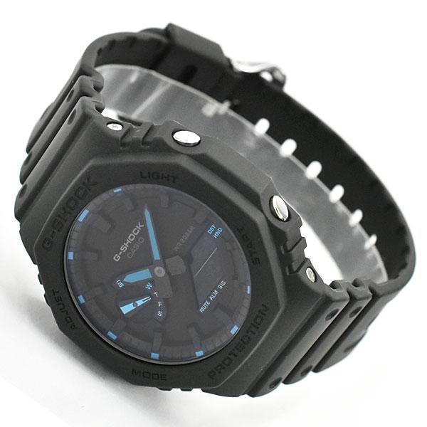 G-SHOCK GA-2100-1A2 アナデジ メンズ 腕時計 ブラック ブルー G-SHOCK GA-2100-1A2 アナデジ メンズ 腕時計 ブラック ブルー
