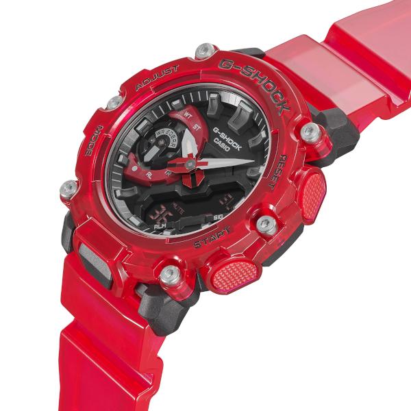 G-SHOCK GA-2200SKL-4AJF アナデジ メンズ 腕時計 レッド スケルトン Gショック ジーショック 国内正規品｜g-supply｜05